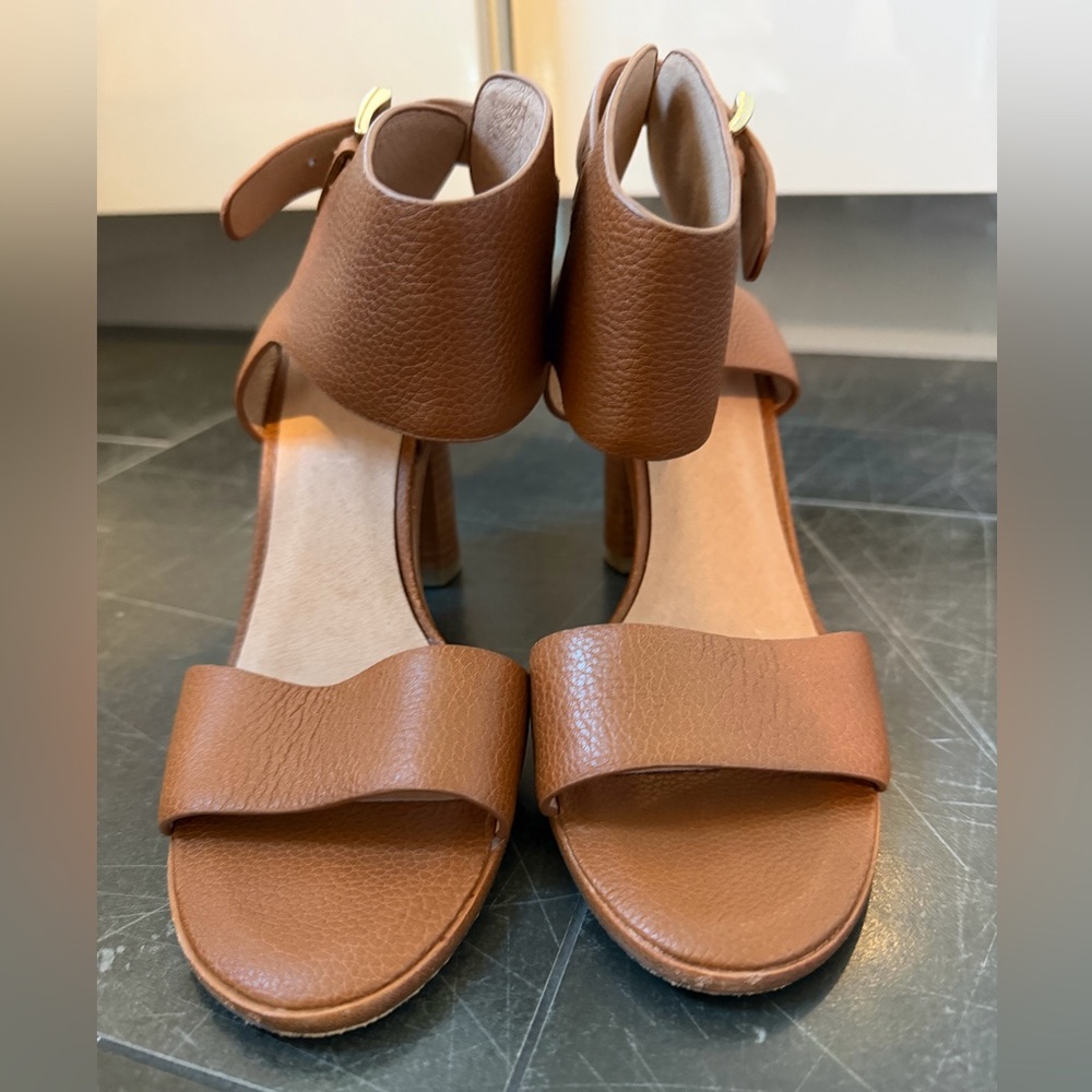 Brown Leather Women's Sandals